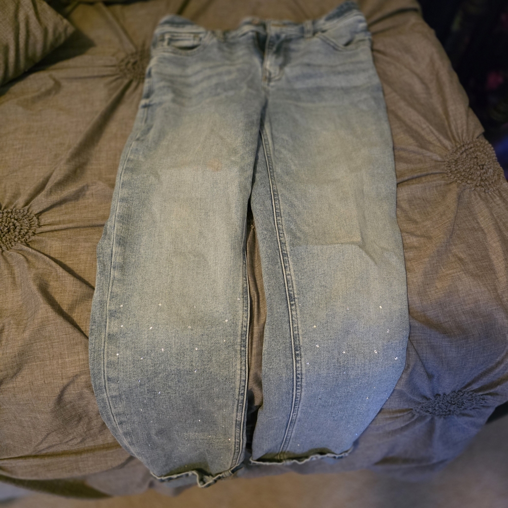 Maurices Faded Blue Boyfriend Jeans